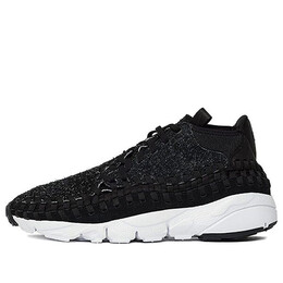 Кроссовки air footscape плетеные chukka qs Nike, черный 913929-001 | black/white