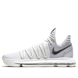 Кроссовки zoom kd 10 ep Nike, белый 897816-100 | white/chrome-pure platinum