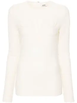 ISABEL MARANT: Жаккардовый топ 