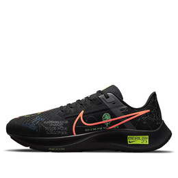 Кроссовки highsnobiety x air zoom pegasus 38 Nike, черный dn9256-001 | black/orange/volt