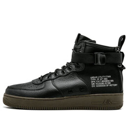 Кроссовки sf air force 1 mid Nike, черный 917753-002 | black/dark hazel