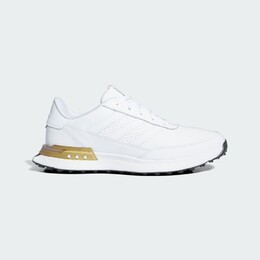 Кроссовки Adidas S2G SL Leather 24, цвет White/Gold Metallic id8699 | フットウェアホワイト/フットウェアホワイト/ゴールドメタリック