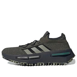 Кроссовки оригиналы nmd_s1 Adidas, зеленый ie2075 | focus olive/silver pebble/carbon