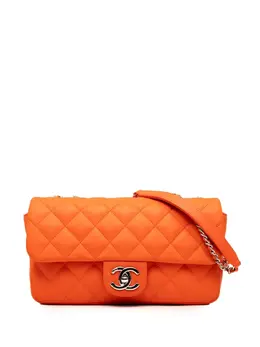 CHANEL Pre-Owned: Оранжевая сумка 