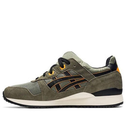 Кроссовки гель лайт 3 ог Asics, зеленый 1203a114-301 | olive green/black