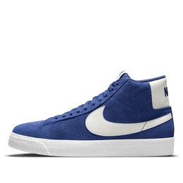 Кроссовки zoom blazer mid sb Nike, синий 864349-403 | blue/white