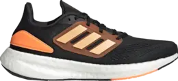 Adidas Кроссовки PureBoost 22 'Black Acid Orange', черный hq8586 | black