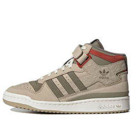 Кроссовки форум середина Adidas, коричневый gy1807 | light brown/army green/red
