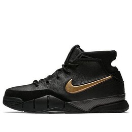 Кроссовки zoom kobe 1 protro Nike, черный aq2728-002 | black/white/metallic gold
