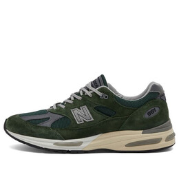 Кроссовки 991v2 сделано в Англии New Balance, зеленый u991gr2 | kombu green/black forest/smoked pearl