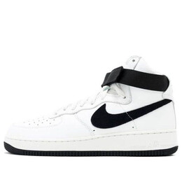 Кроссовки air force 1 hi retro qs Nike, белый 743546-105 | white black