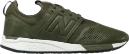 Кроссовки New Balance 247 Leather 'Olive', зеленый mrl247no | green