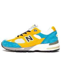 Кроссовки sneakersnstuff x 991 сделано в англии New Balance, синий m991ef | blue/yellow