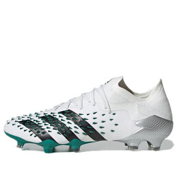 Кроссовки Predator Freak.1 л fg Adidas, белый gw0749 | white/green/black