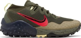 Кроссовки Nike Wildhorse 7 'Cargo Khaki Siren Red', зеленый cz1856 302 | green