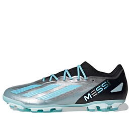 Кроссовки x crazyfast messi.3 fg Adidas, серебряный ig7664 | silver metallic/bliss blue/core black