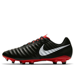 Кроссовки tiempo legend 7 academy mg Nike, черный ao2596-006 | black/pure platinum-light crimson