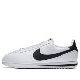 Кроссовки cortez basic кожа Nike, белый 819719-100 | white/black