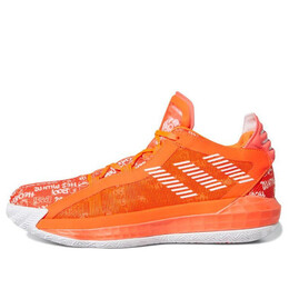 Кроссовки dame 6 shoes Adidas, оранжевый eh2440 | orange/white