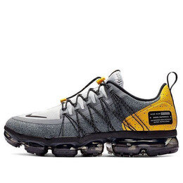 Кроссовки air vapormax run utility Nike, серый aq8810-010 | wolf grey/black-amarillo-cool grey