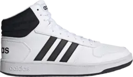 Кроссовки Adidas Hoops 2.0 Mid, белый fy8617 | white