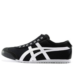Кроссовки mexico 66 slip on Onitsuka Tiger, черный 1183a746-001 | black/white
