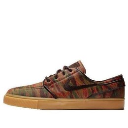 Кроссовки stefan janoski sb Nike, коричневый 705190-900 | brown/red