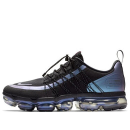 Кроссовки air vapormax run utility Nike, черный aq8810-009 | black/laser fuchsia-anthracite