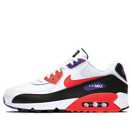Кроссовки air max 90 essential Nike, белый aj1285-106 | white/red orbit-psychic purple-black