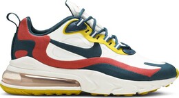 Кроссовки Nike Air Max 270 React 'White Turquoise Yellow', белый ct1264 103 | white