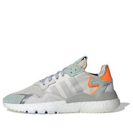 Кроссовки ночные джоггеры Adidas, белый bd7956 | white/grey/green/orange