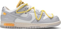 Кроссовки Nike Off-White x Dunk Low 'Lot 29 of 50', белый dm1602 103 | white