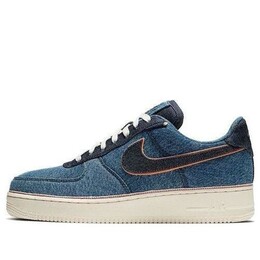 Кроссовки x 3x1 air force 1 low premium Nike, синий 905345-403 | stonewash blue/dark obsidian