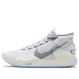 Кроссовки zoom kd 12 Nike, белый ck1195-101 | white/wolf grey