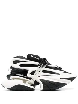 Balmain: Чёрные кроссовки 