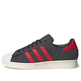 Кроссовки оригинальные суперзвезды обувь Adidas, черный hr0462 | black/red/white