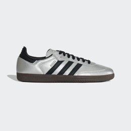 Кроссовки Adidas SAMBA OG, цвет Silver Metallic/Black/Gum ji4218 | シルバーメタリック/コアブラック/ガム