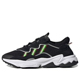Кроссовки ozweego Adidas, черный ee7002 | core black/solar green/onix