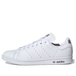 Кроссовки оригиналы stan smith shoes Adidas, белый ef4298 | white/purple