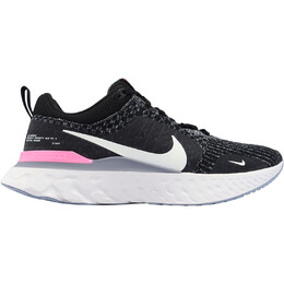 Кроссовки Nike React Infinity Run Flyknit 3, черно-розовый dz3014 001 | black-pink