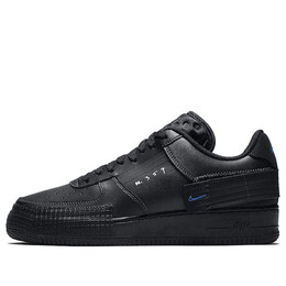 Кроссовки air force 1 тип Nike, черный at7859-001 | black/photo blue-platinum tint