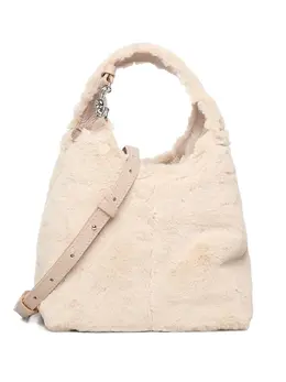 Coccinelle Fur Handle Shoulder Bag 32349881