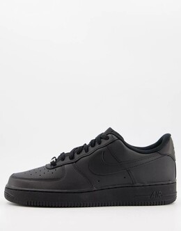 Черные кроссовки Nike Air Force 1 '07 116393872 | schwarz