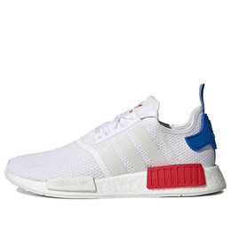 Кроссовки оригинал nmd_r1 Adidas, белый gw2504 | white/blue