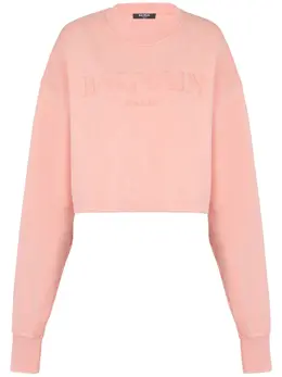 Balmain: Хлопковый свитшот 
