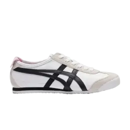 Кроссовки Onitsuka Tiger PATOU x Mexico 66 White Black Pink, белый 1183c380 100
