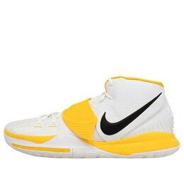 Кроссовки Nike Kyrie 6 TB 'White Amarillo', белый cw4142-100 | white/black/amarillo