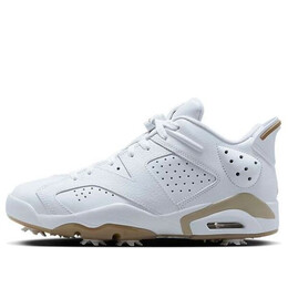 Nike Кроссовки Air Jordan 6 Retro Low Golf 'White Khaki', белый dv1376-100 | white/khaki