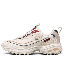 Кроссовки d lites low-top running shoes beige/red Skechers, белый 666169-wht | white