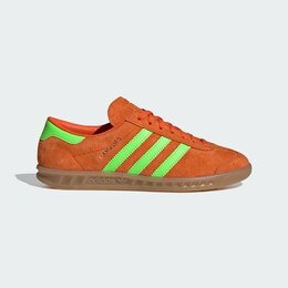 Кроссовки Adidas HAMBURG, цвет Orange/Solar Green/Gum ih5460 | オレンジ/ソーラーグリーン/ガム